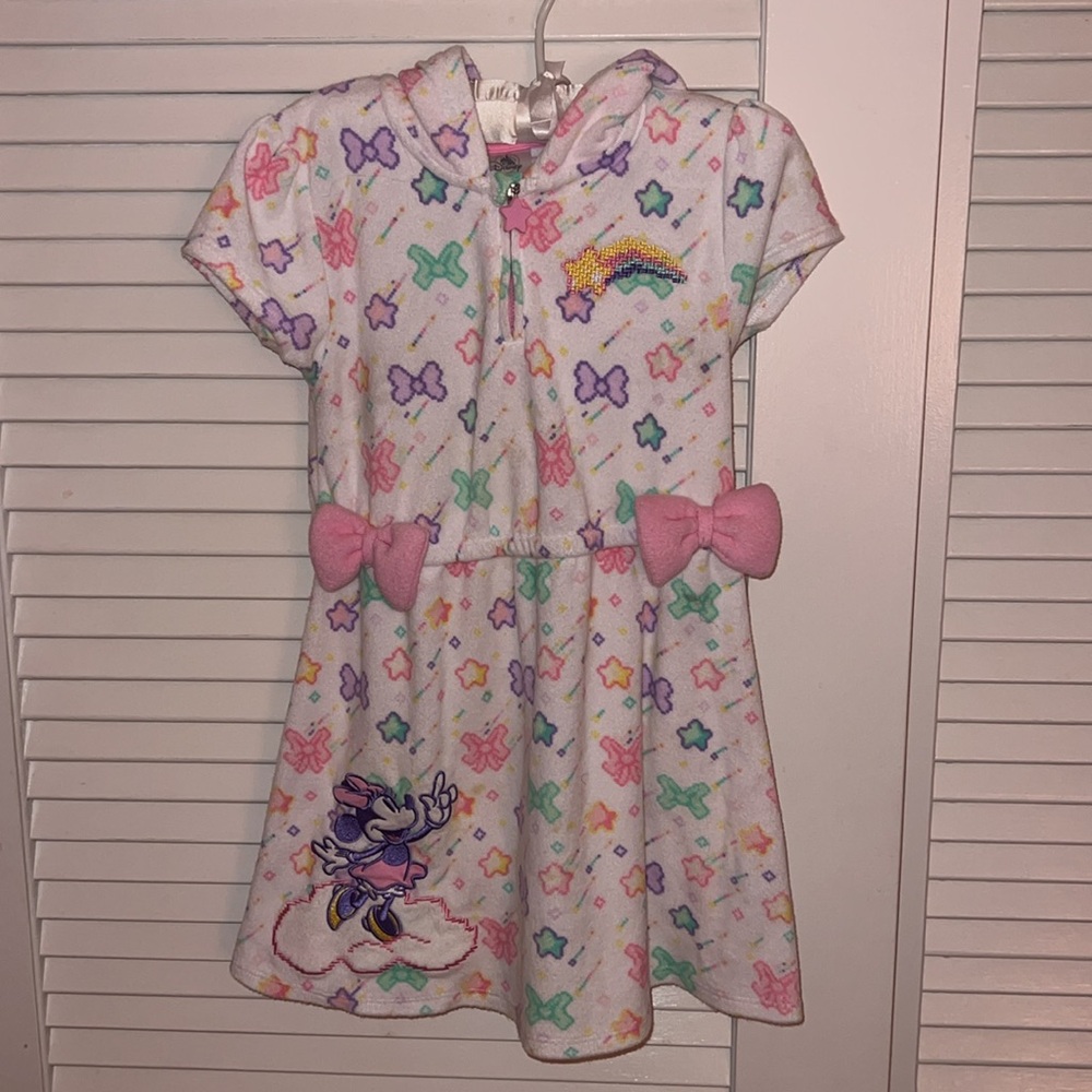 Minnie Mouse Pink Bow Cover-Up for Girls